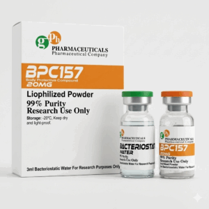 Vial de BPC-157 de laboratorios GPH Pharmaceuticals de venta en Guadalajara con envío express a todo México.