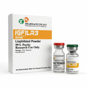 Vial de IGF-1 LR3 de laboratorios GPH Pharmaceuticals de venta en Guadalajara con envío express a todo México.