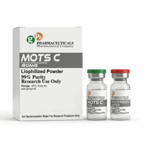 Vial de MOTS-c de laboratorios GPH Pharmaceuticals de venta en Guadalajara con envío express a todo México.